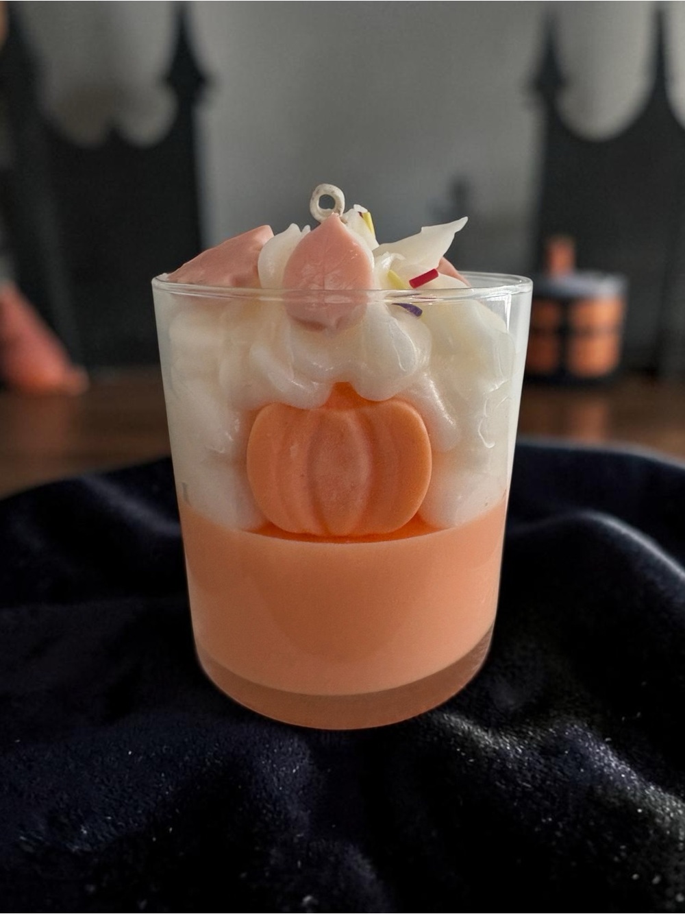 Pumpkin Whipped-Topped Candle 16 oz cashmere pumpkin